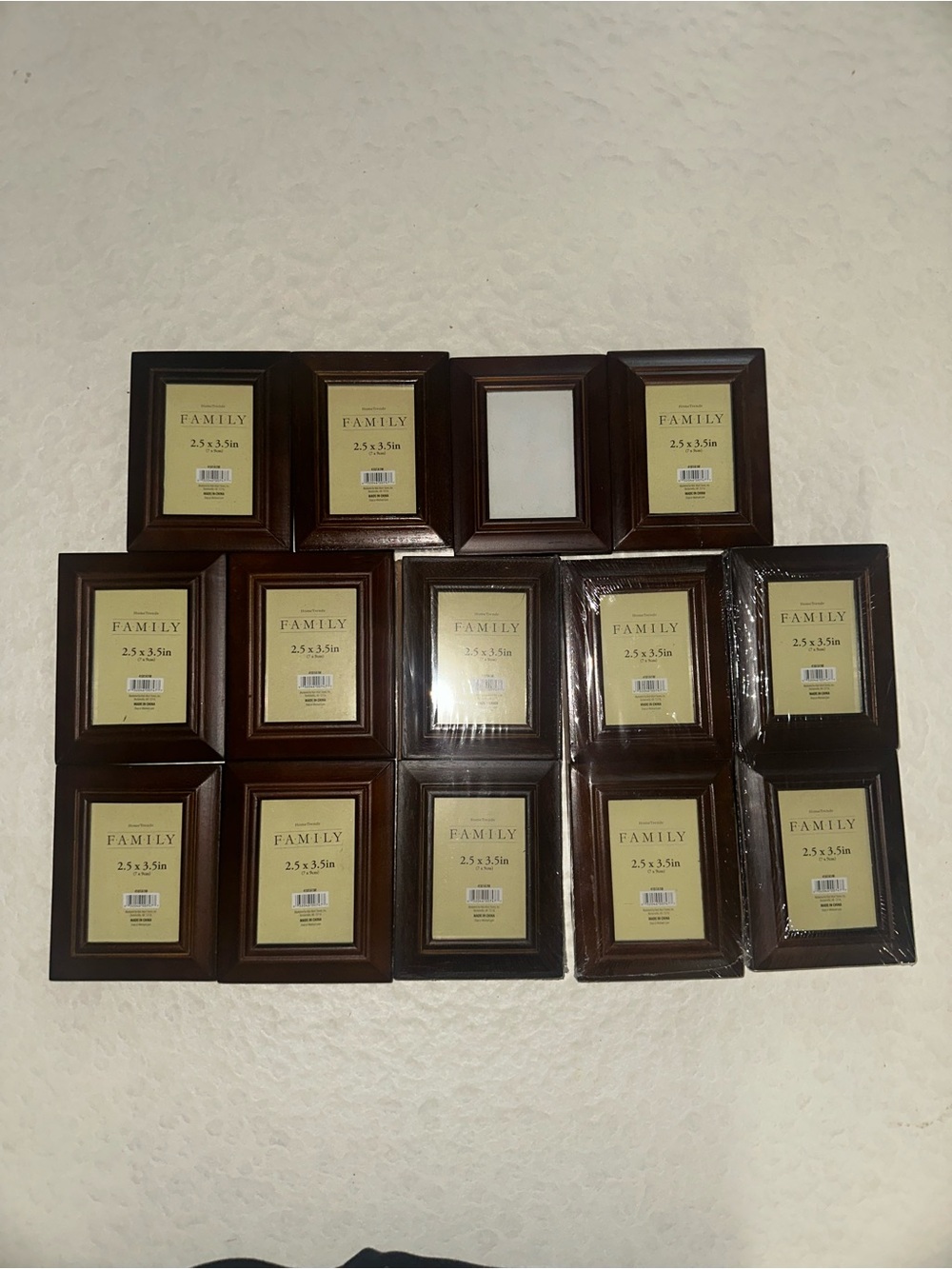 Lot Of 14 Brand New Hometrends Photo Frames 2.5 X 3.5 Inches Brand New